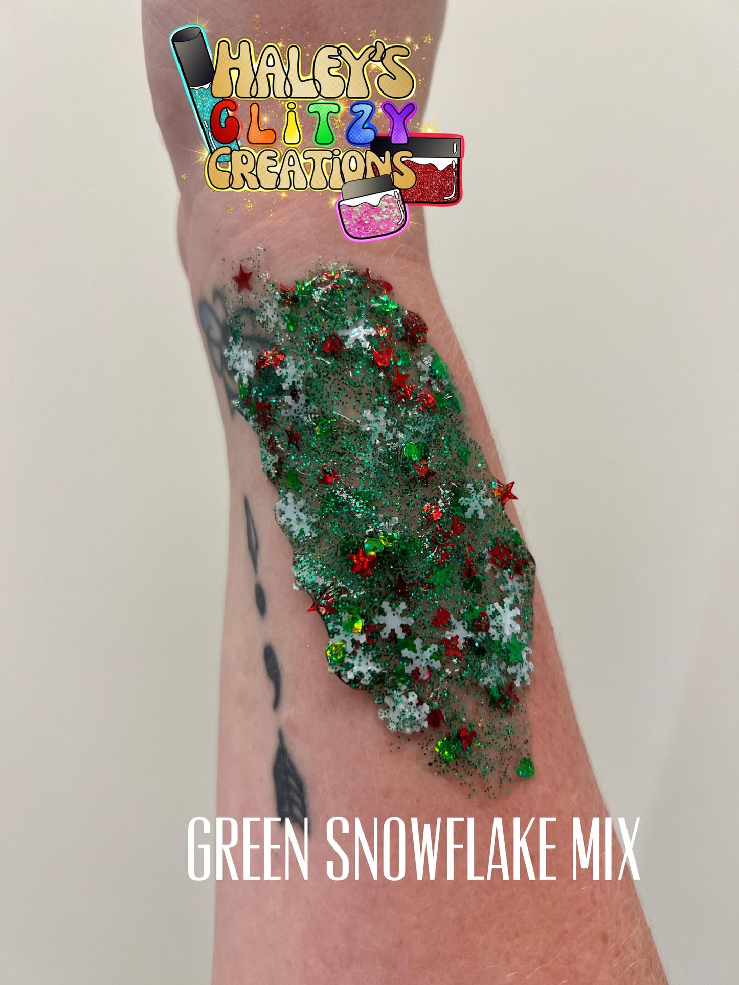 Green Snowflake Mix